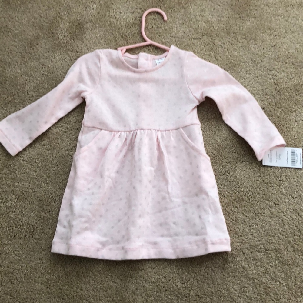 Carters pink sweater dress